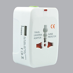Mua Ổ Cắm Du Lịch Đa năng MPE TA3 - 1 Cổng USB - Hàng Chính Hãng