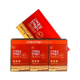 Hộp 30 túi Tinh chất 100% Hồng Sâm Daedong Korea - Korea Red Ginseng Gold Premium (30 x 80ml)