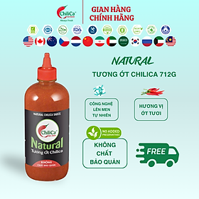 [KHÔNG CBQ] Natural Tương Ớt ChiliCa 712g - Lên Men Tự Nhiên, Không Chất Điều Vị, Không Hương Liệu