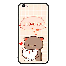 Ốp lưng viền TPU cho điện thoại Vivo V5 - I Love U