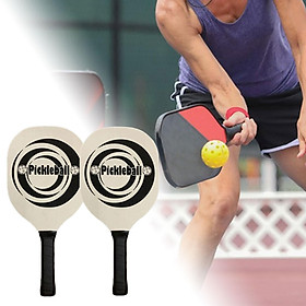 Pickleball Paddles, Wooden Comfortable Gripping Pickleball Rackets for Player Adults Indoor Outdoor