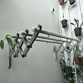 Mua Giàn phơi gắn tường inox 2m