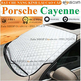 Tấm che chắn nắng nóng kính lái xe ô tô Porsche Cayenne 3 lớp cao cấp - OTOALO