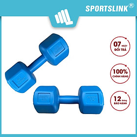 Combo 2 tạ tay nhựa đúc hoàn chỉnh - Tạ tay nhựa Việt Nam Sportslink