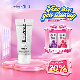 Gel Dưỡng Tóc Lavox Cranberry 60ml Giữ Nếp Tóc, Tăng Độ Bóng, Dưỡng Ẩm Tóc Mượt Lamimi Chính Hãng