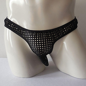 Sexy Mens Gridding See-through Thongs Underwear T-back G-string Jockstrap Briefs