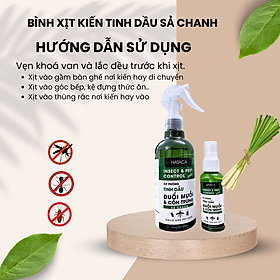 Mua Bình xịt kiến hataca tinh dầu sả chanh -100% từ thiên nhiên