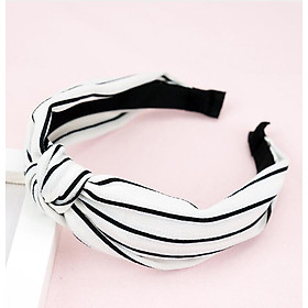 Bờm nữ bản to chấm bi BN63 kẻ nhiều mầu đang HOT