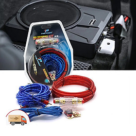 Bộ Dây Nguồn dây tín hiệu AV, cầu chì Lắp Sub Điện, Bộ kit Sub Trầm, Âmly Ô Tô- Phụ Kiện Âm Thanh Ô Tô KUERTH