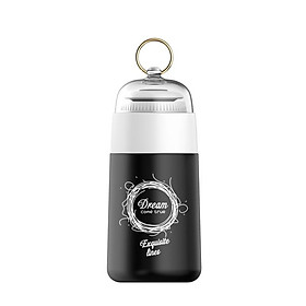 Mua Bình giữ nhiệt mini đen trắng in chữ dễ thương 240ml