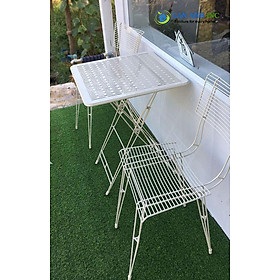 Mua Bàn cafe cao xếp gọn sắt CNC sơn tĩnh điện LAPX07