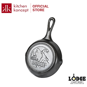 Lodge - Chảo gang đáy hình sói - 16.5cm