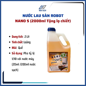 Nước lau sàn chuyên dụng dành cho robot hút bụi Nano S