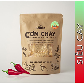 Cơm cháy siêu cay 250gr, cơm cháy vệ sinh nhà làm -