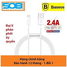 Cáp sạc cho iPhone/ iPad Baseus Superior Series Fast Charging Data Cable USB to iP - Hàng chính hãng