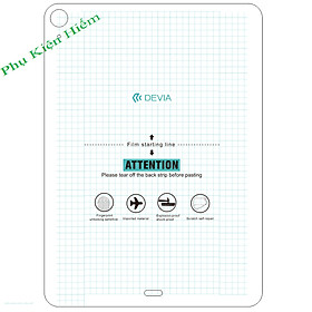 Dán dẻo PPF dành cho iPad Air 4 - Air 5 mặt lưng - Hàng nhập khẩu Devia - Trong suốt