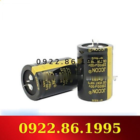 2 Tụ Âm Thanh 50V 22000UF, 35*50Mm Tụ Điện Phân 22000UF 50V 35X50Mm hàng mới về