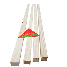 Mua Bó 4 thanh gỗ thông vuông 3x3cm  dài 1m đã bào láng 4 mặt rất phù hợp làm khung sườn  làm chân bàn  trang trí