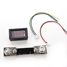 Mua COMBO ĐỒNG HỒ ĐO DÒNG ĐO ÁP 0-100VDC/100A CÓ TRỞ SHUNT