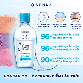 Nước Sữa Tẩy Trang 2 lớp SENKA A.L.L. CLEAR MILKY WATER 230ML