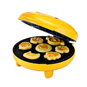 220V Home Cartoon Mini Automatic Double Side Toaster Breakfast Bread Maker for Kids