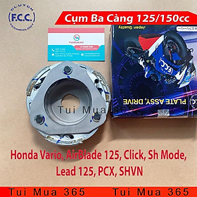 Full Cụm Bố Ba Càng FCC Nồi Sau Honda Vario, AirBlade, Click, Sh Mode, Lead, PCX, SHVN, SH Ý, Dylan, A Còng