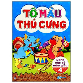 Hình ảnh Tô Màu Thú Cưng - Tập 4 (Dành Cho Bé Mẫu Giáo)