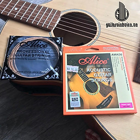 Mua Bộ 6 dây guitar acoustic AW436 bấm cực mượt - tặng phím gảy đàn