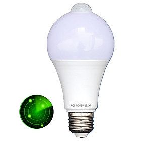 Mua Bóng đèn led Cảm biển chuyển động Thân nhiệt Thiết kế cho thị trường VN Siêu Nhạy 9W  Siêu Tiết Kiệm Độ sáng cao