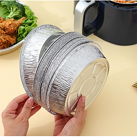Mua Khay Giấy Bạc Lót Nồi Chiên Không Dầu  dĩa Đựng Thực Phẩm GD630-DiaBac18