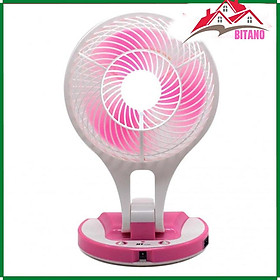 Mua Quạt Sạc 5580 BITANO Siêu Mát Có Đèn Led ( Giao Hàng Màu Ngẫu Nhiên)