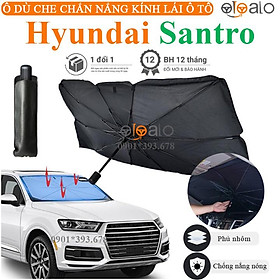 Ô dù che chắn nắng kính lái xe Hyundai Santro vải dù tráng nhôm cao cấp ODCKL
