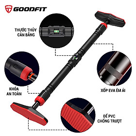 Xà đơn gắn cửa, treo tường chính hãng Goodfit GF201PU
