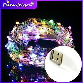 Mua Dây đèn LED 5m 50 bóng có phích cắm USB trang trí nhà cửa