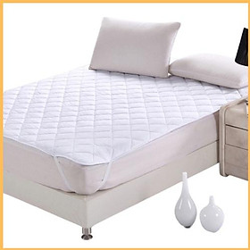 Mua Bảo vệ nệm - Tấm làm mát nệm - Tấm lót bảo vệ nệm  Kích thước 1m6x2m  có dây chun 4 góc cố định với nệm