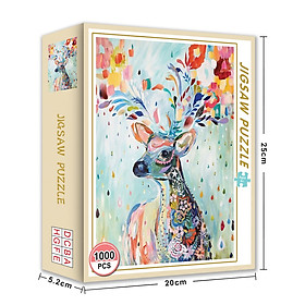 Bộ Tranh Ghép Xếp Hình 1000 Pcs Jigsaw Puzzle (Tranh ghép 70*50cm) Bản Thú Vị Cao Cấp - Rainy Day in Paris