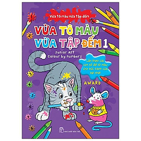 Vừa tô màu - vừa tập đếm 01