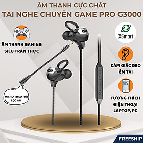 Mua Tai Nghe Gaming Chơi Game Chuyên Nghiệp G3000  Thiết Kế Cực Đẹp  Âm Thanh Stereo Trân Thực  Jack Cắm 3.5mm-Hàng Chính Hãng