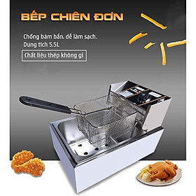 Mua Bếp Chiên Nhúng cao cấp chuyên dụng công nghiệp cho các quán ăn nhanh 6L