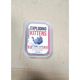 Mèo Nổ Bạc - Exploding Kittens Silver Phiên bản nâng cấp 78 lá - Bản Song Ngữ Anh - Việt ( Có tiếng việt đi kèm)