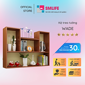 Mua Giá sách treo tường gỗ công nghiệp SMLIFE Wade