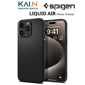 Ốp Lưng Spigen Dành Cho iPhone 15 Pro Max / iPhone 15 Pro / iPhone 15 Plus / iPhone 15, SPIGEN LIQUID AIR - HÀNG CHÍNH HÃNG