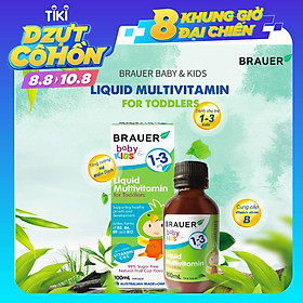 Vitamin tổng hợp Brauer Baby & Kids Liquid Multivitamin For Toddler cho