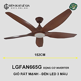 Mua Quạt Trần Chung Cư LGFAN665G | Quạt Trần Trang Trí Phòng Khách