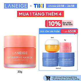 Mặt Nạ Ngủ Cho Môi Laneige Lip Sleeping Mask Grapefruit EX 20g