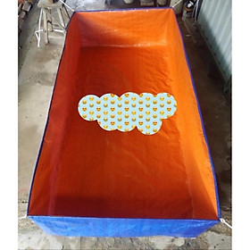 bể bạt nuôi cá nuôi ốc bể để tắm cho trẻ em hàng loại 1 Bể Bạt Nuôi Ốc, Ếch , Cá, Lươn 3×2×1- 4×2×1 - 5×2×1 - 6×2×1