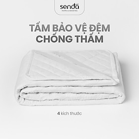 Tấm bảo vệ nệm chống thấm Sen Đá Home Bedding bông Polyester 1m2 1m6 1m8 2m2, tấm lót đệm cao cấp