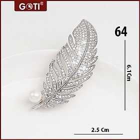 GOTI - Set Ghim Cài Áo Hình Ngọc Trai Giả Kiểu Phụ Kiện Tag Cài Sang Trọng - Cài Áo Nữ Sang Trọng GOTI CA01