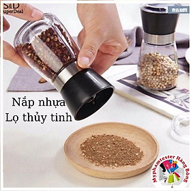Mua (SIÊU RẺ) Lọ xay các loạt hạt gia vị nắp nhựa hoặc inox