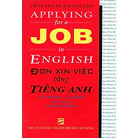 Sách - Đơn Xin Việc Bằng Tiếng Anh - Nhân Trí Việt